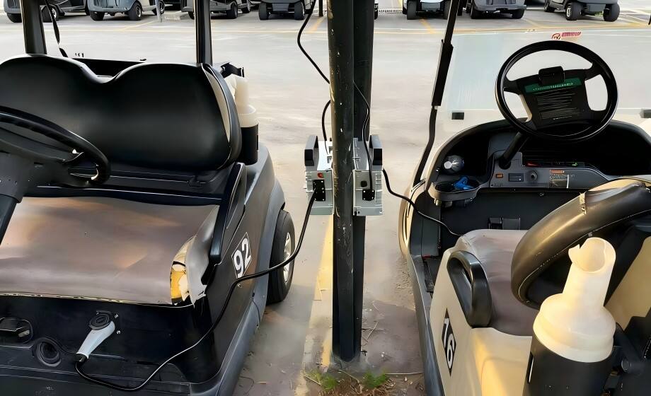 Fully sealed charger, suitable for battery charging needs of various scooters, sightseeing vehicles and golf courses