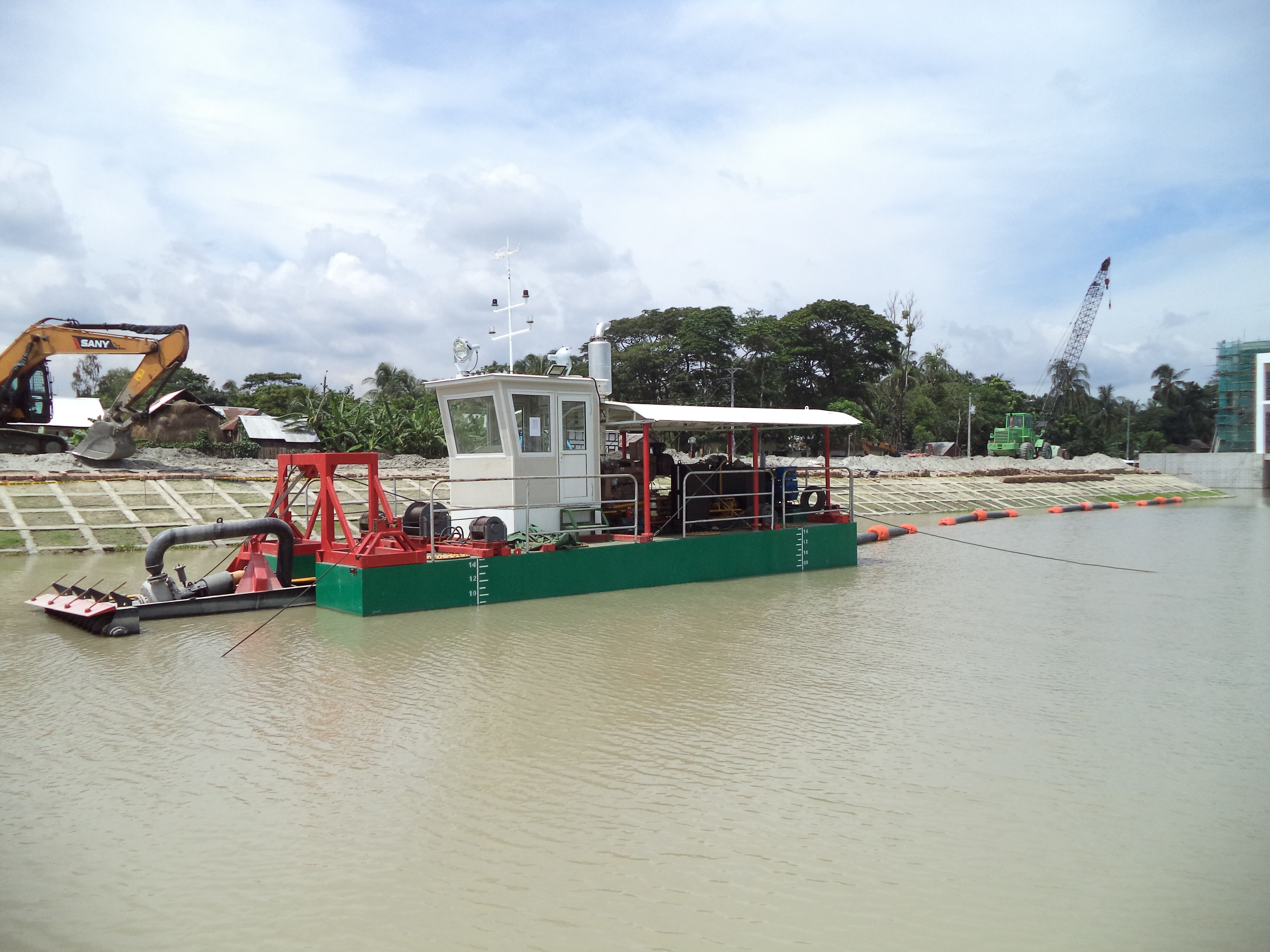 In 2018, China Industrial International Padma River desilting Project in Bangladesh