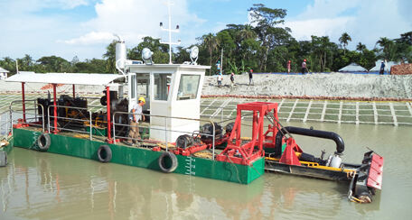 In 2018, China Industrial International Padma River desilting Project in Bangladesh