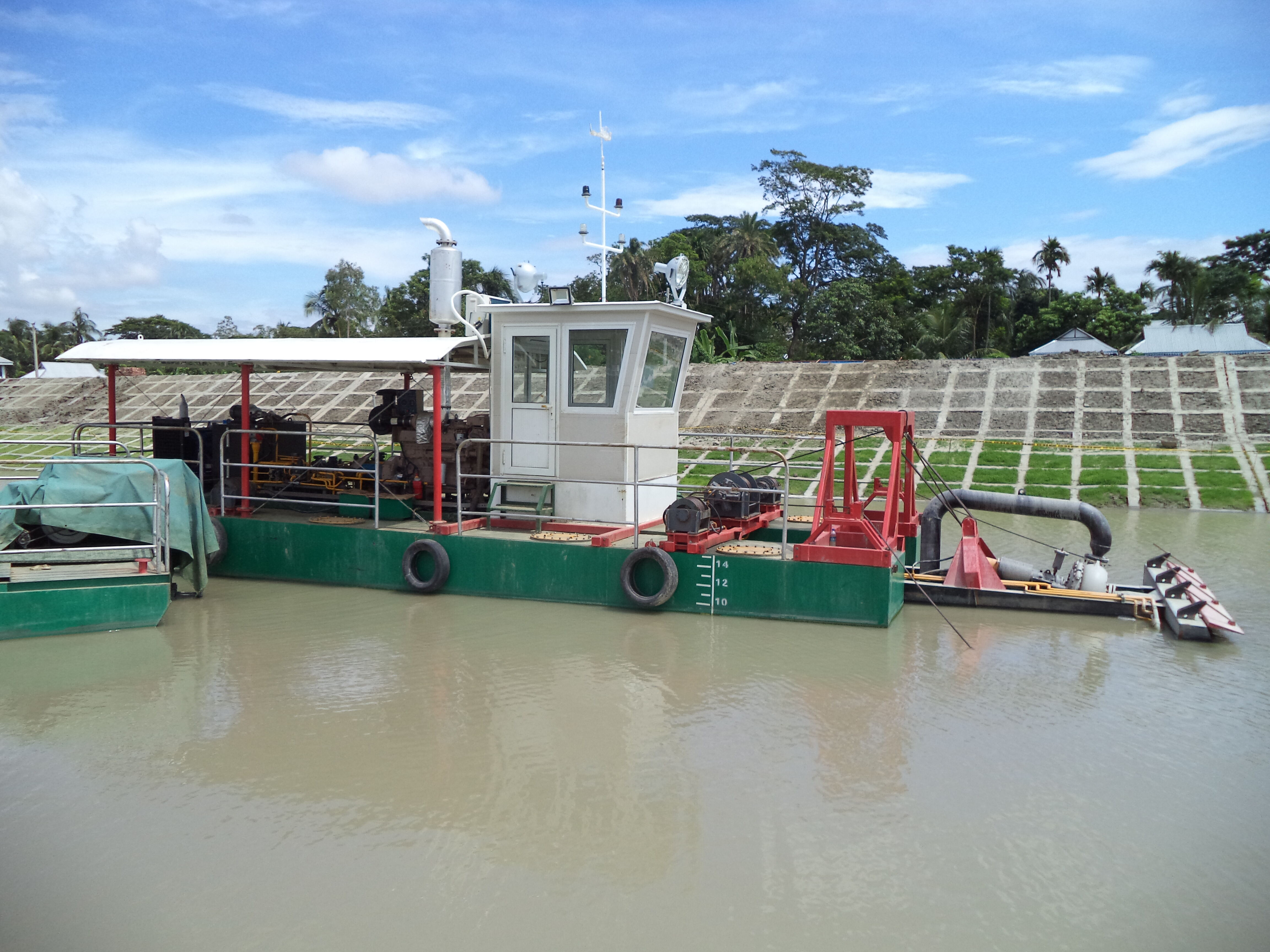 In 2018, China Industrial International Padma River desilting Project in Bangladesh