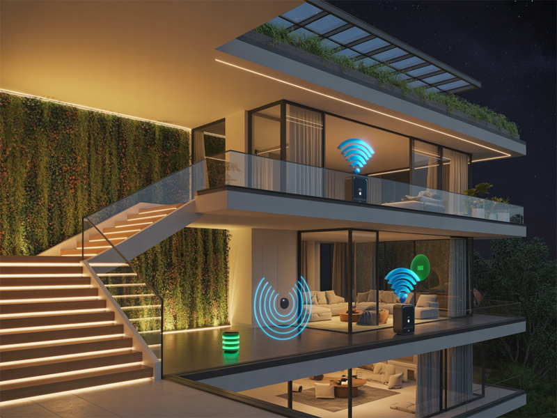 Wireless networking solutions for duplex/villa homes
