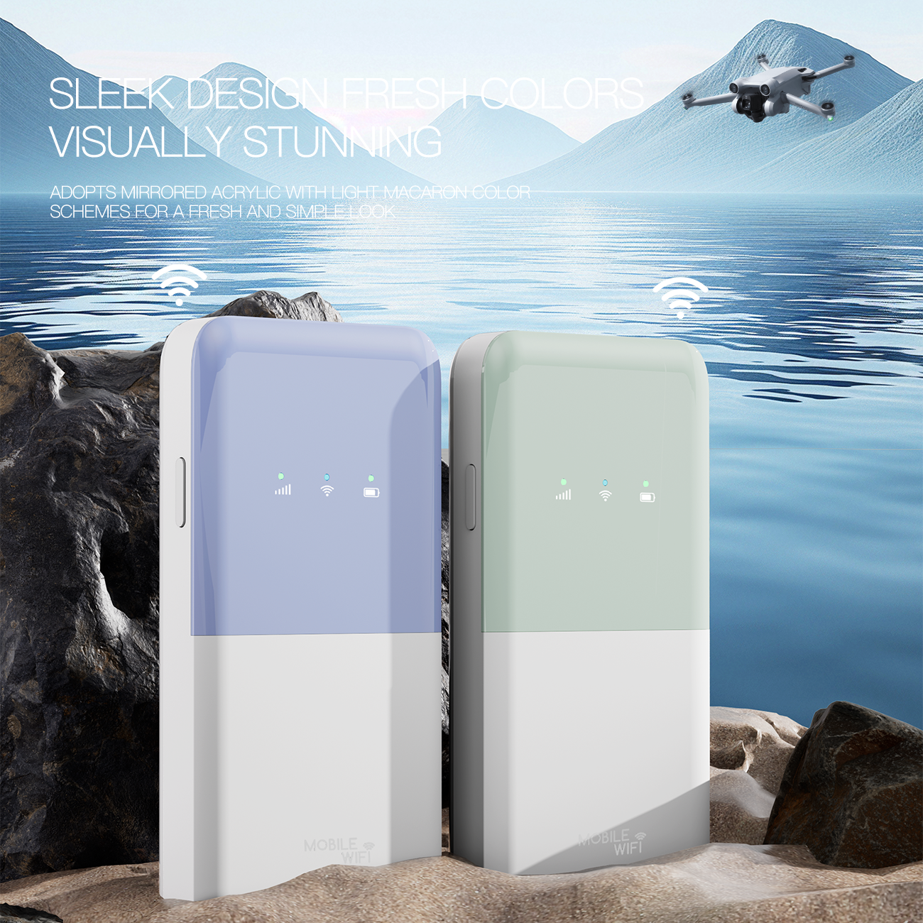 High-Speed Wi-Fi6 4G 5g SIM Portable Mobile WiFi Router Mifi Hotspot for Travel