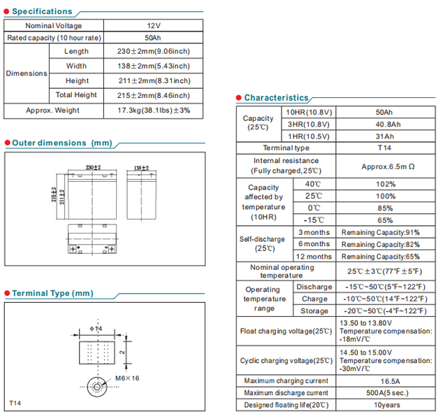 np50 12 12v50ah lead acid battery-2
