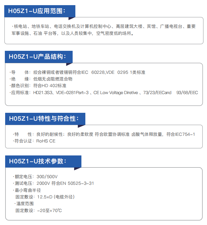 ce certified electrical installation and connection cables780-2