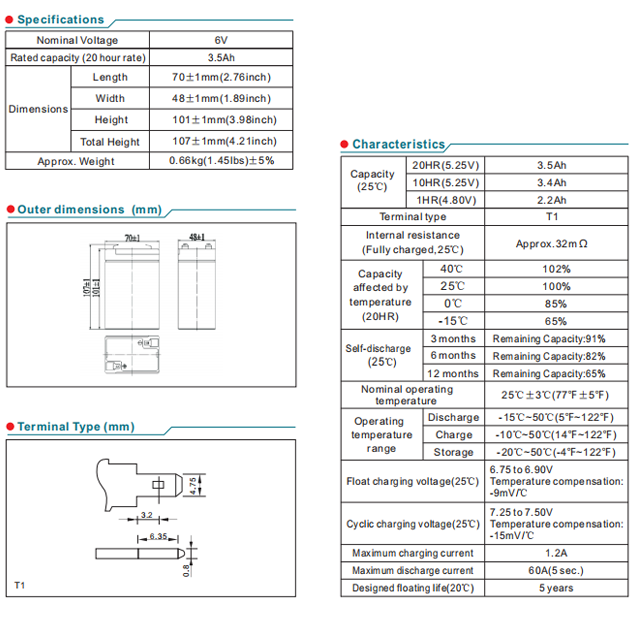 np6 35ah 6v35ah lead acid battery-2