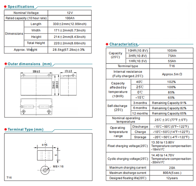 np100 12 12v100ah lead acid battery-2