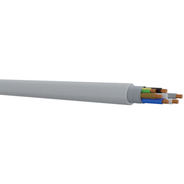 Unshielded PUR-sheathed medium-duty drag chain cable