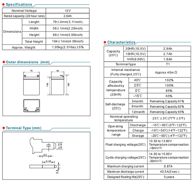np12 26ah 12v26ah lead acid battery-2