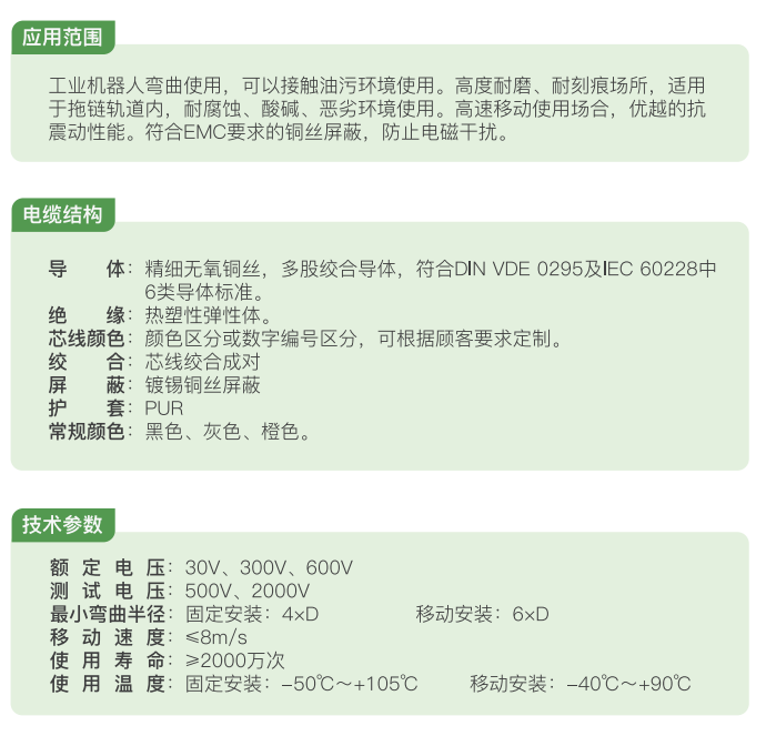 twisted pair shielded thermoplastic elastomer insulated pur jacket robot drag chain cable-2