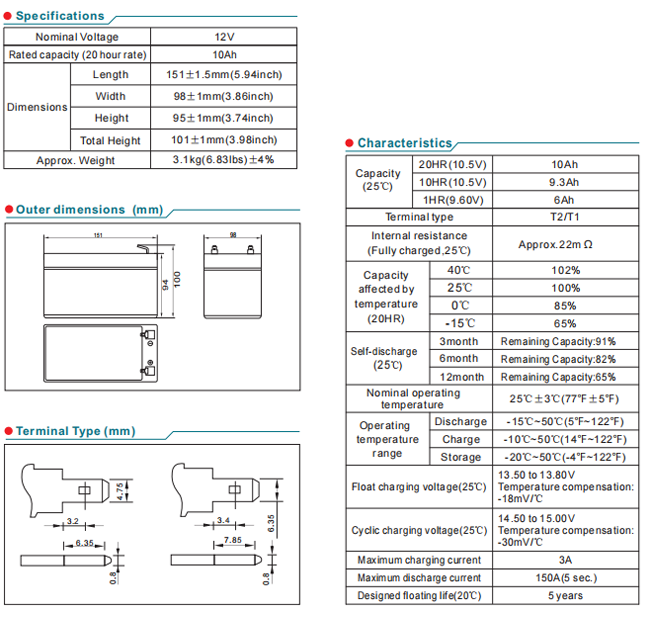 np10 12 12v10ah lead acid battery-2