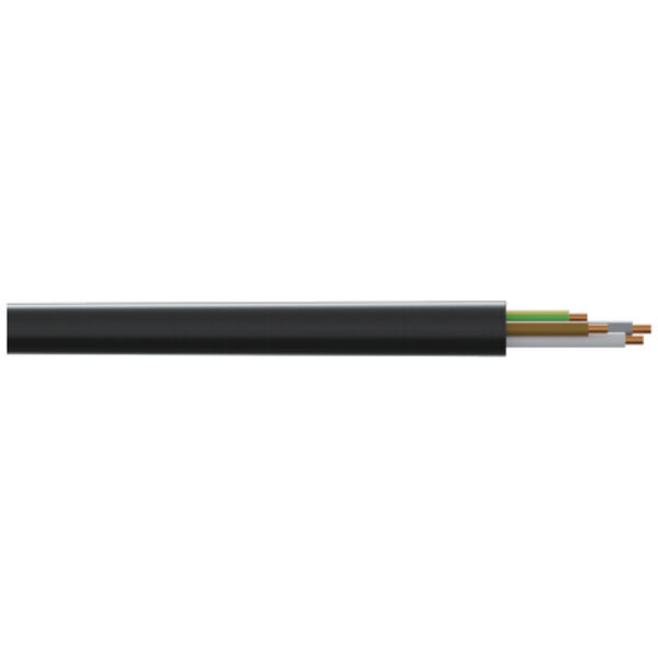 Copper-core PVC-sheathed round cable