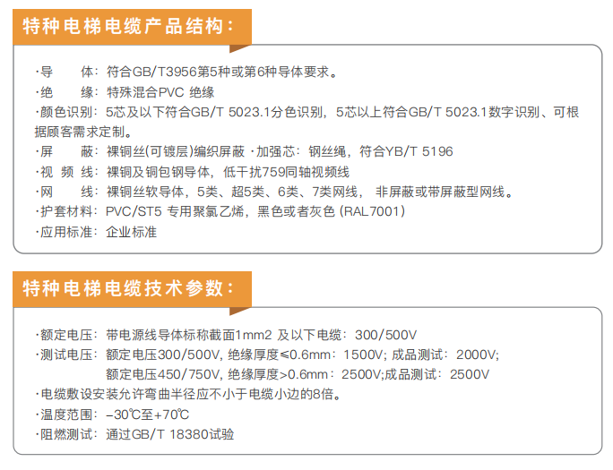 dt  video cable  power cable  steel wire reinforced flat power cable elevator video cable-2