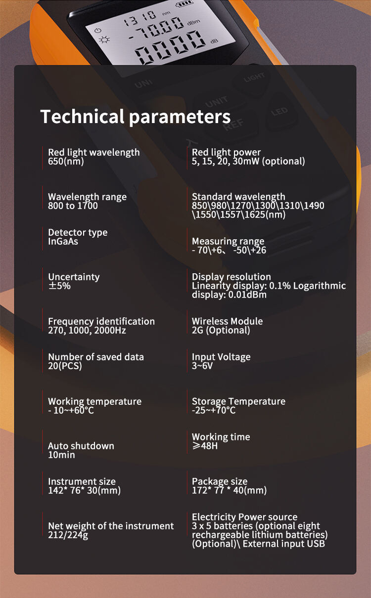 yw kt g9 optical power meter-4