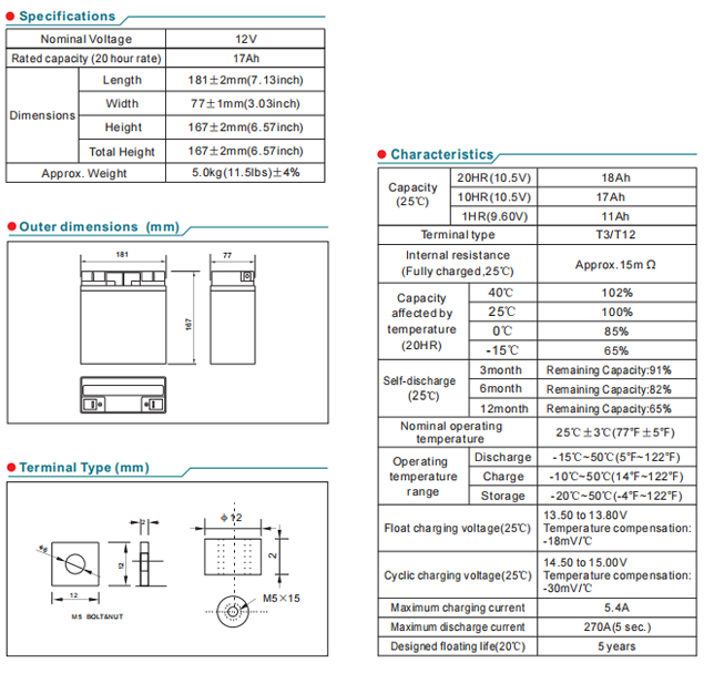 np17 12 12v17ah lead acid battery-2