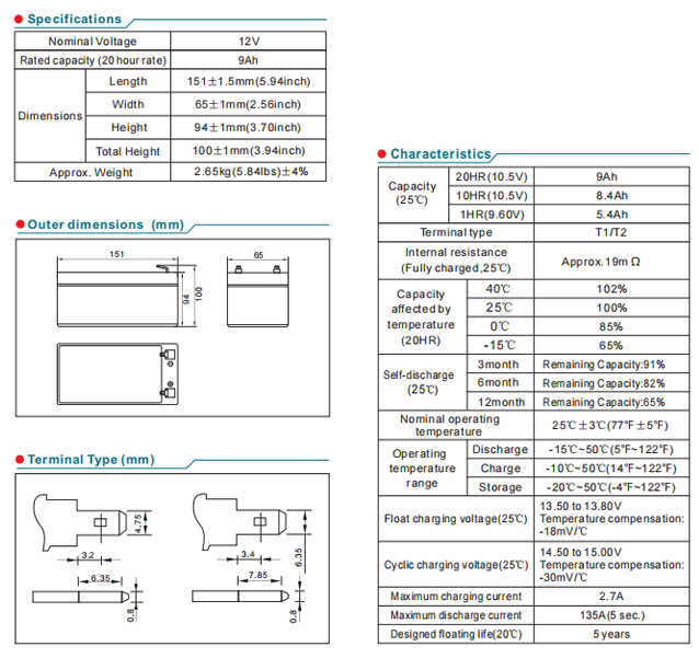 np12 9ah 12v9ah lead acid battery-2