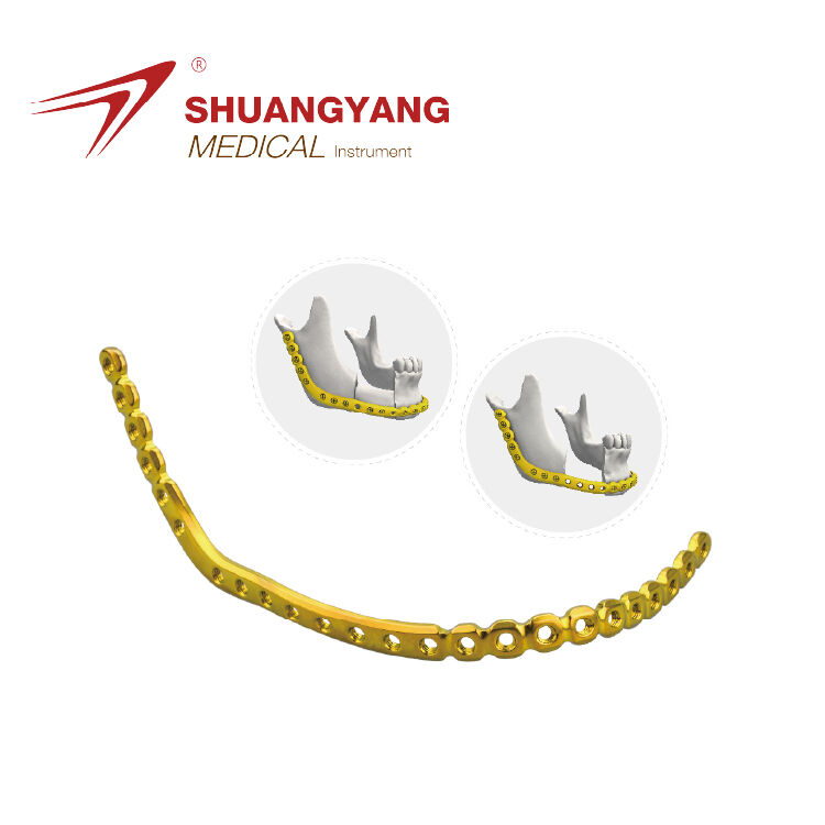 2.4 mm locking Maxillofacial Reconstruction plate system (thread guide)