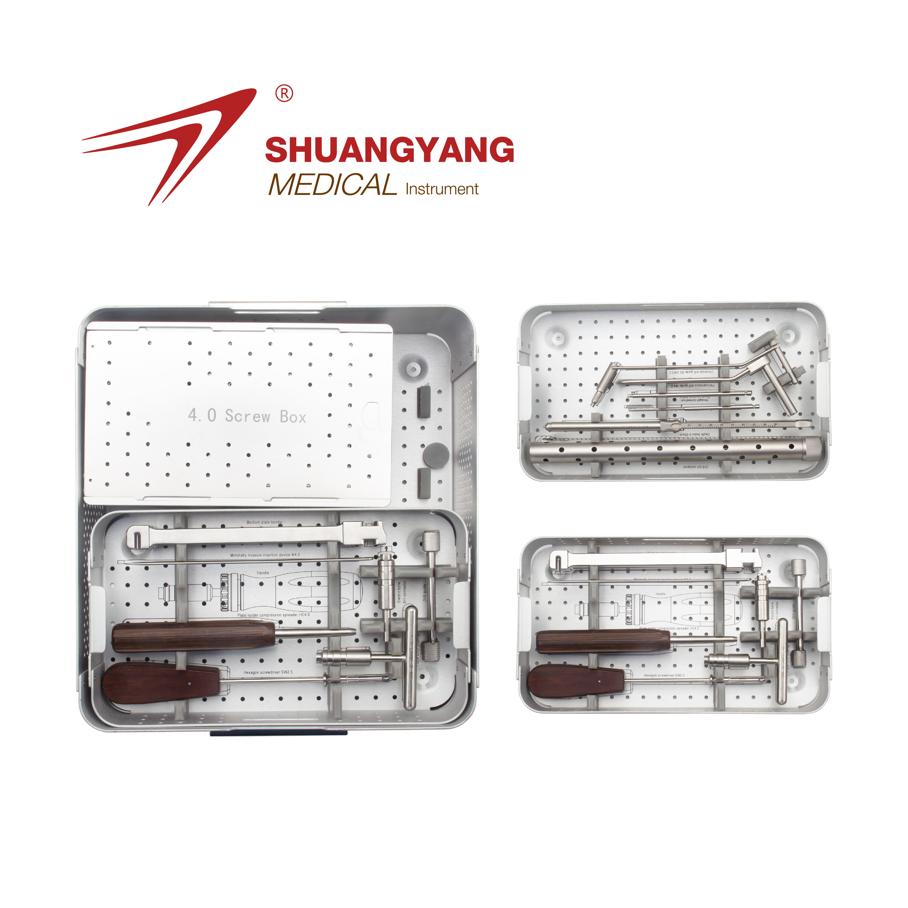 4.0mm Trauma Locking Plate Orthopedic Instrument Set