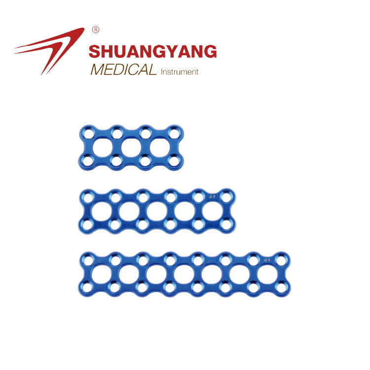 2.0mm maxillofacial Set Rectangle Plate Titanium Maxillofacial mini plate