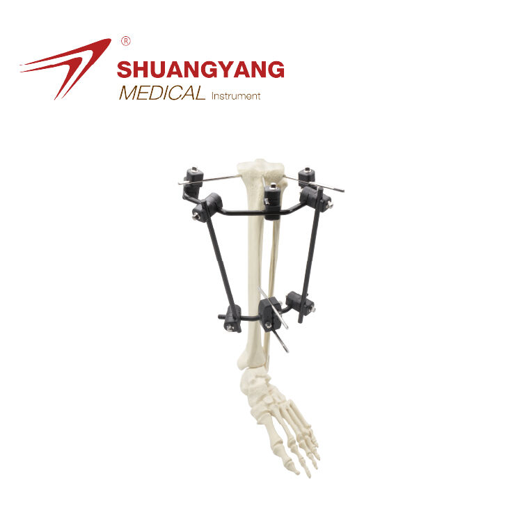 Femoral unilateral reinforcement external fixator