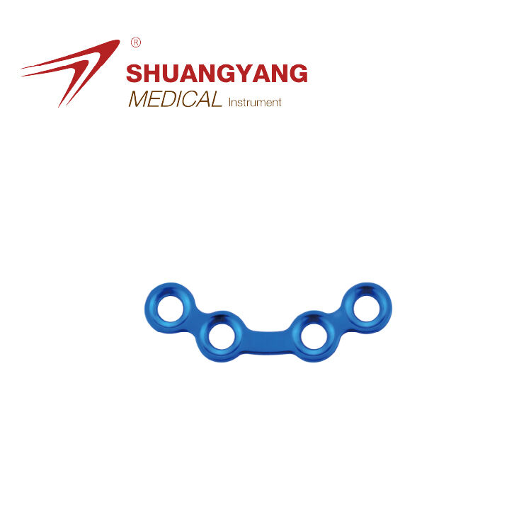 2.0mm locking maxillofacial Set Arc bridge plate Titanium Maxillofacial mini plate