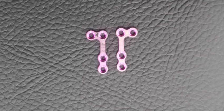 15mm maxillofacial 90 l plate titanium maxillofacial micro plate-3