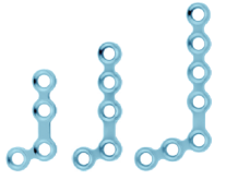 110 l plate titanium maxillofacial mini plate787-4