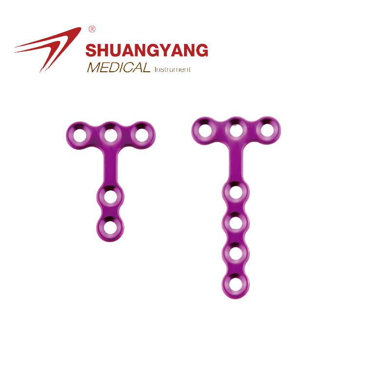 1.5mm maxillofacial T-plate Titanium Maxillofacial micro plate