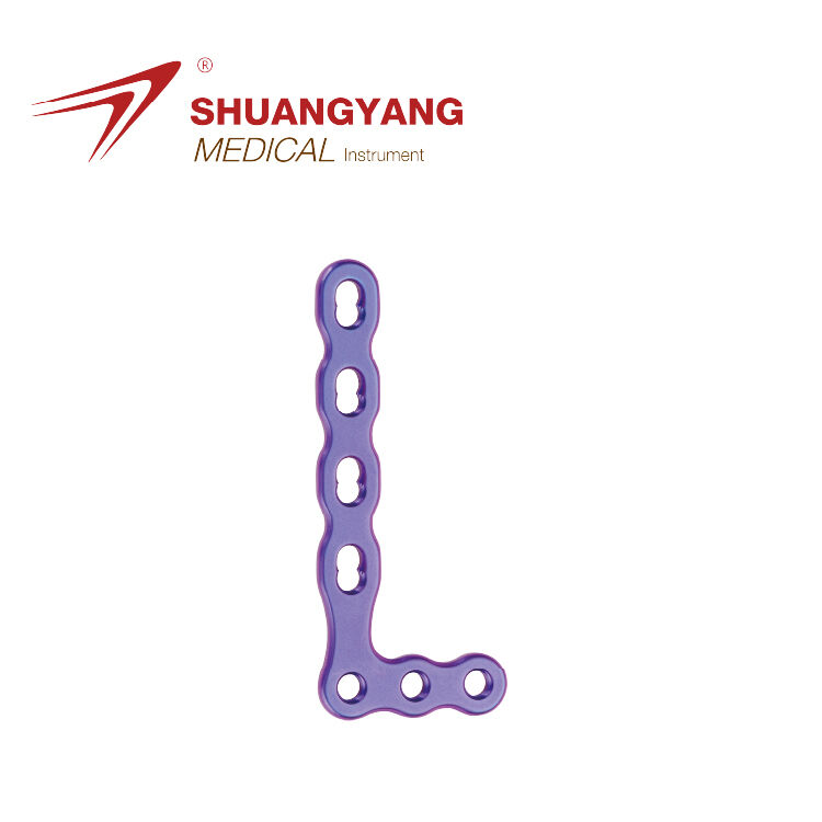 90° L-plate ulna and radius locking plate
