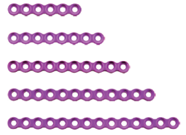 locking maxillofacial implant straight plate titanium maxillofacial micro plate-4