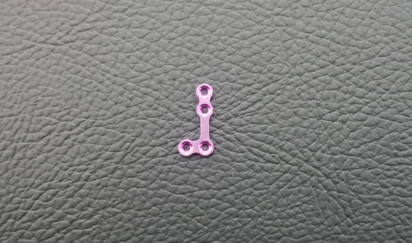 15mm maxillofacial 110 l plate titanium maxillofacial micro plate-3