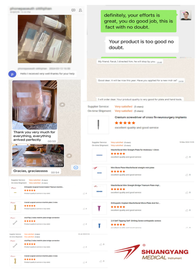 20mm maxillofacial set straight bridge plate titanium maxillofacial mini plate-21