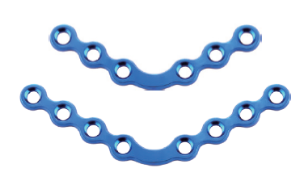 20mm maxillofacial set 120 arc plate titanium maxillofacial mini plate-4