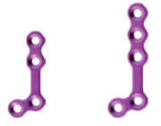 15mm maxillofacial 110 l plate titanium maxillofacial micro plate-4