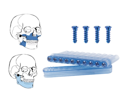 straight bridge plate titanium locking maxillofacial mini plate-10