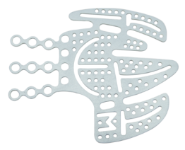 customization pre shaped orbital floor plate type v-5