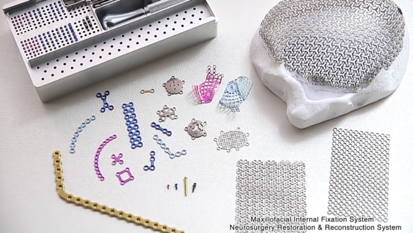 customization pre shaped orbital floor plate type l-16