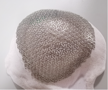 anatomical 3d flower shape titanium mesh used for skull restoration system-6