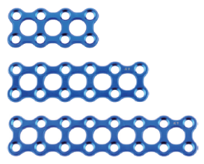 20mm locking maxillofacial set rectangle plate titanium maxillofacial mini plate-5