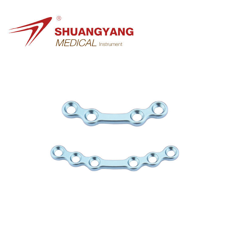 1.4 mm Thickness Arc bridge plate Titanium locking Maxillofacial mini plate