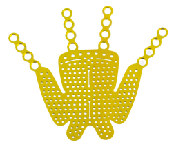 customization pre shaped orbital floor plate type l-7