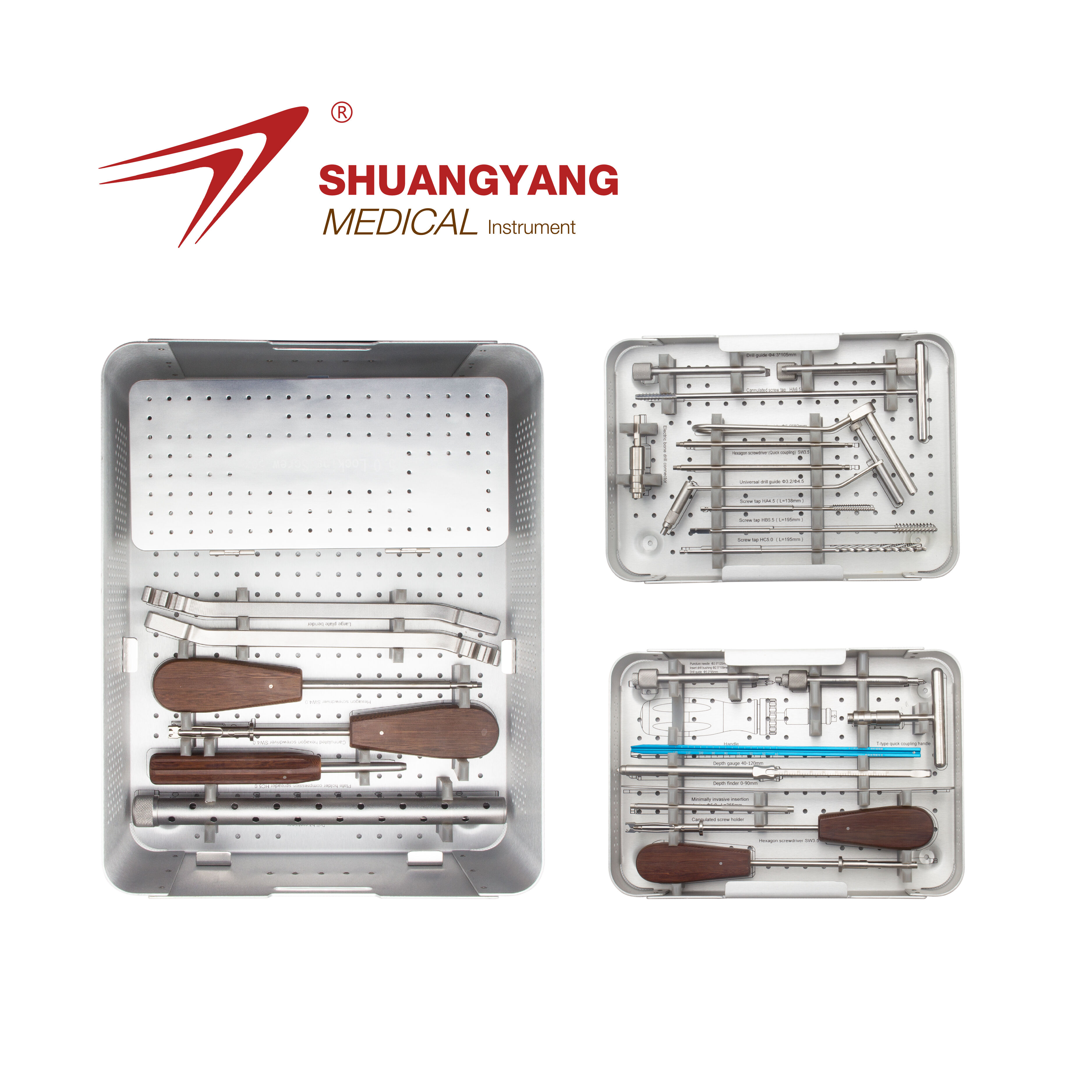 Large Fragment Locking Plate orthopedic instrument Set