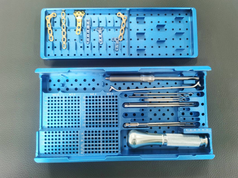 24mm titanium foot mini locking plate system-10