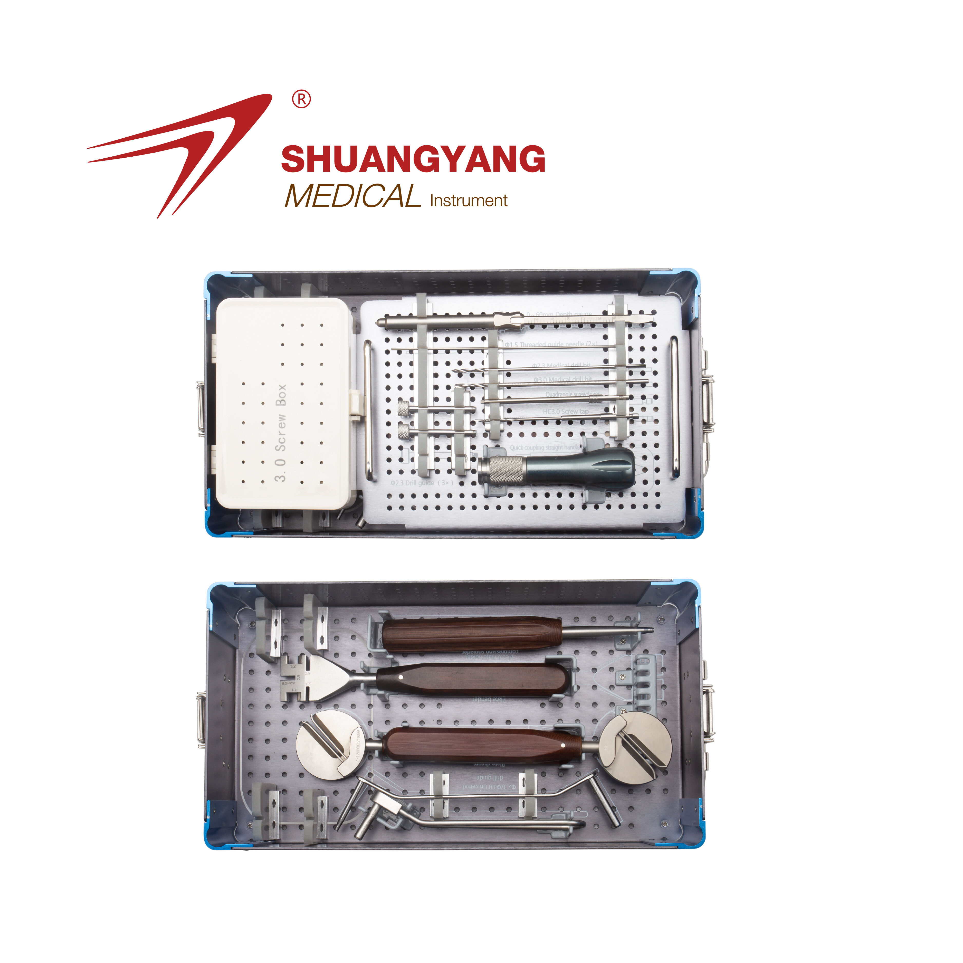 Small Fragment Locking Plate orthopedic instrument Set