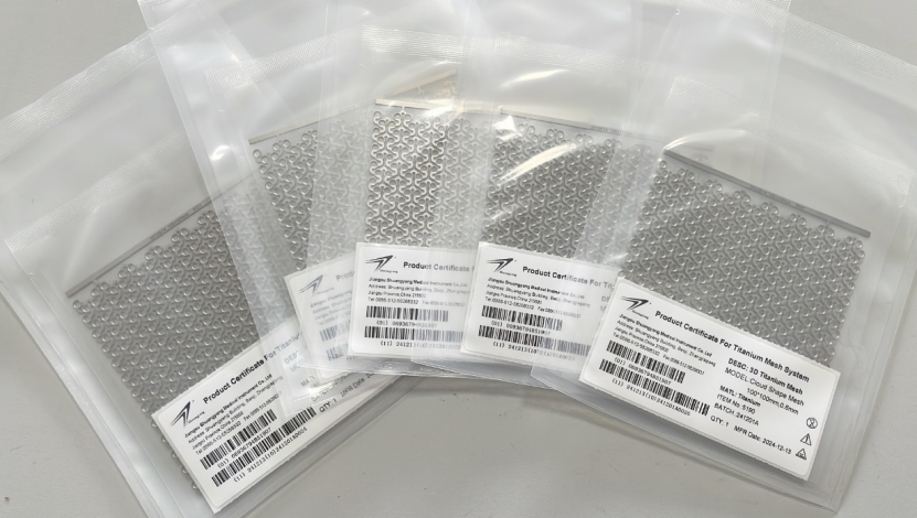 3d cloud shape titanium mesh used for skull restoration system-2