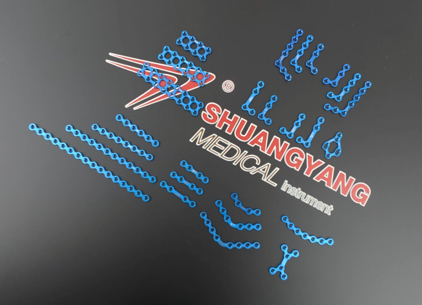 20mm maxillofacial set 90 l plate titanium maxillofacial mini plate-2