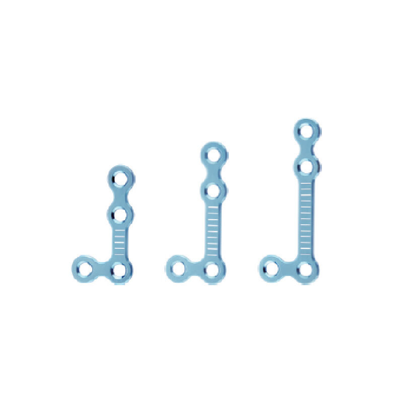 Orthognathic 0.8 L Plate 4 Holes