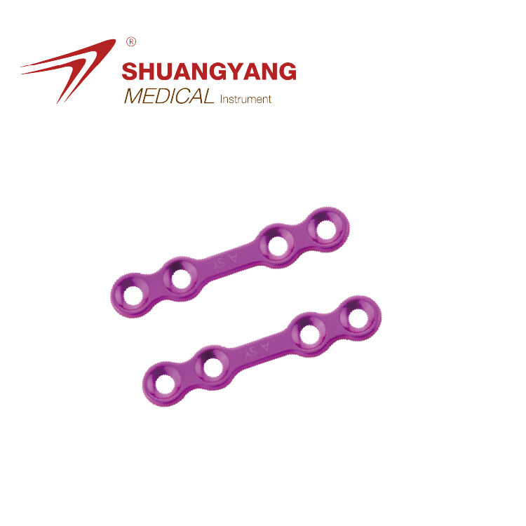 1.5mm maxillofacial Set Straight bridge plate Titanium Maxillofacial micro plate