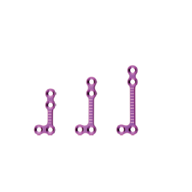 Orthognathic 0.6 L Plate 4 Holes