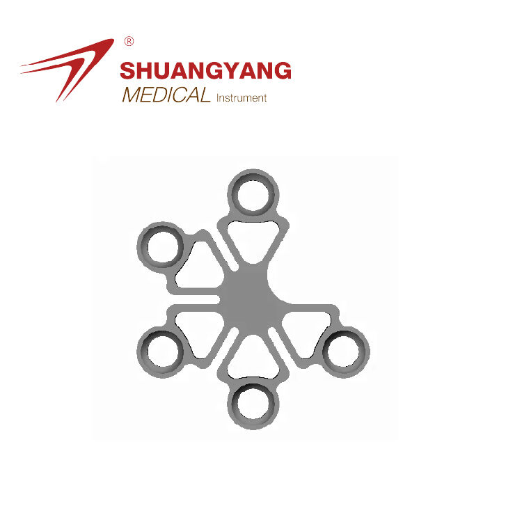 Drainage cranial interlink plate