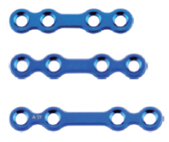 20mm locking maxillofacial set straight bridge plate titanium maxillofacial mini plate-5